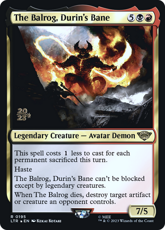 The Balrog, Durin's Bane (PRE-195S) (Foil)