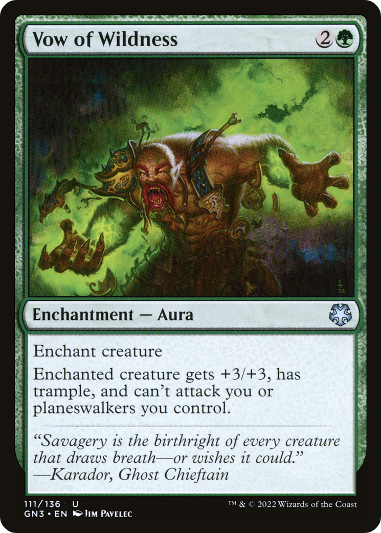 Vow of Wildness (GN3-111)