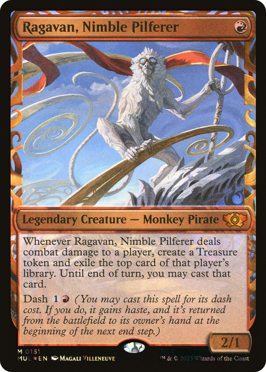 Ragavan, Nimble Pilferer (MUL-151) (Showcase) (Halo Foil)