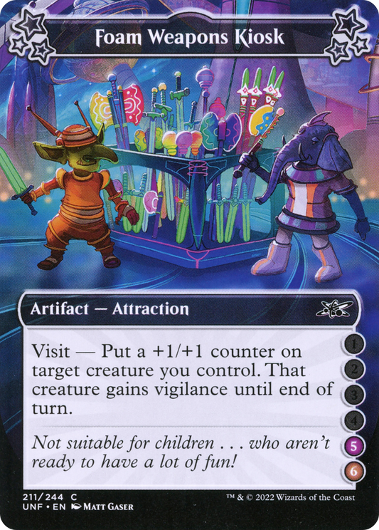 Foam Weapons Kiosk (UNF-211D) (Foil)