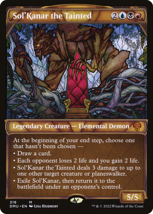 Sol'Kanar the Tainted (DMU-318) (Showcase) (Foil)