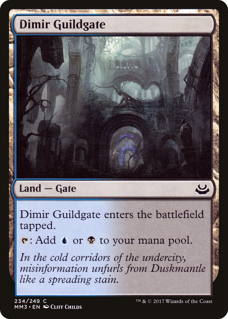 Dimir Guildgate (MM3-234) (Foil)