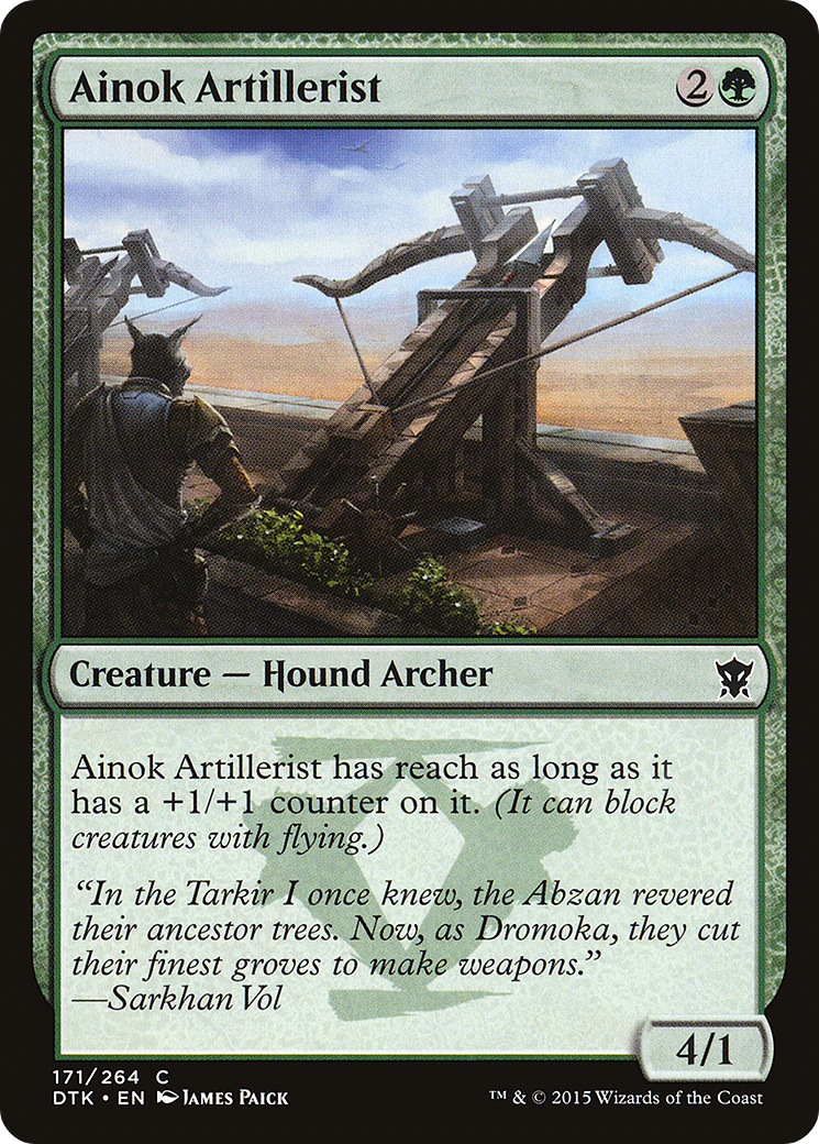 Ainok Artillerist (DTK-171) (Foil)
