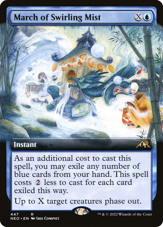 March of Swirling Mist (NEO-447) (Extended Art) (Foil)