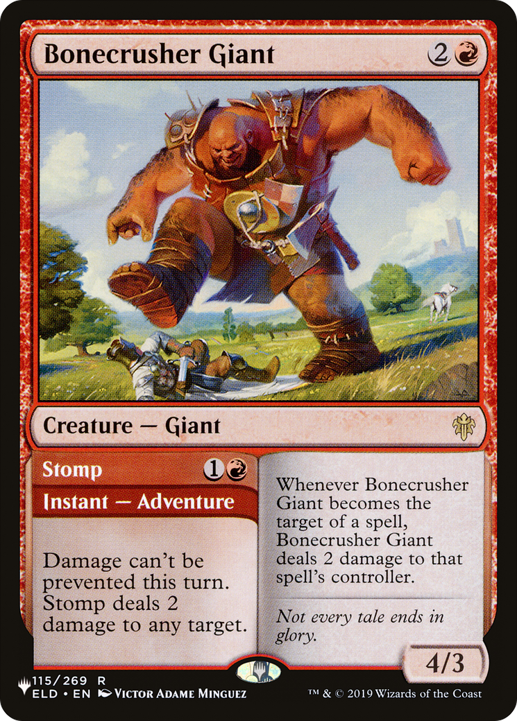 Bonecrusher Giant // Stomp (LIST-ELD-115)