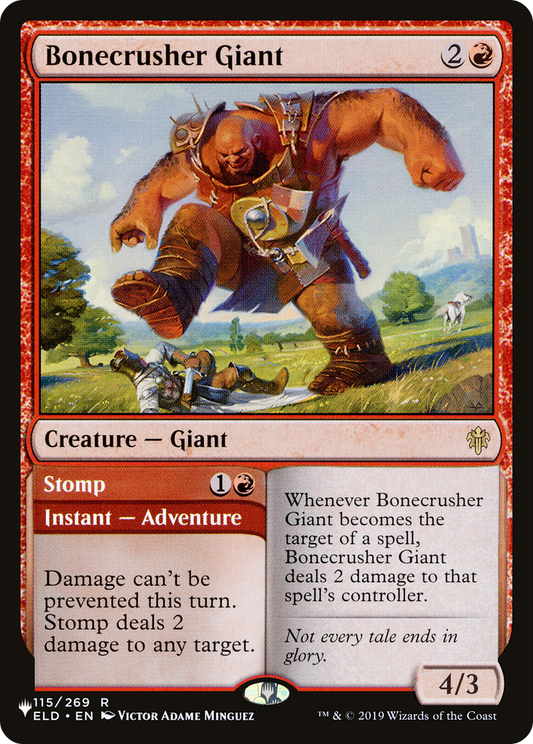 Bonecrusher Giant // Stomp (LIST-ELD-115)