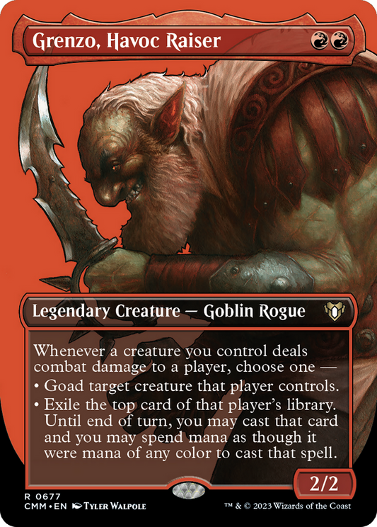 Grenzo, Havoc Raiser (CMM-677) (Borderless) (Foil)