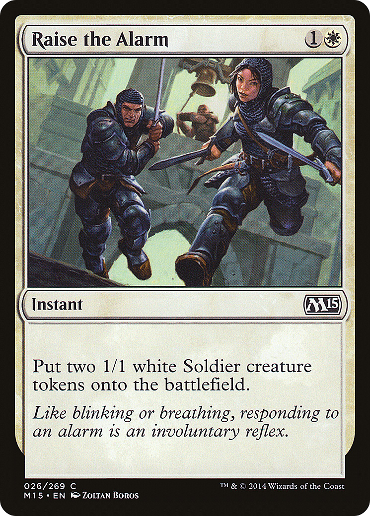 Raise the Alarm (M15-026)