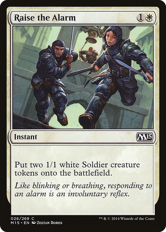 Raise the Alarm (M15-026)