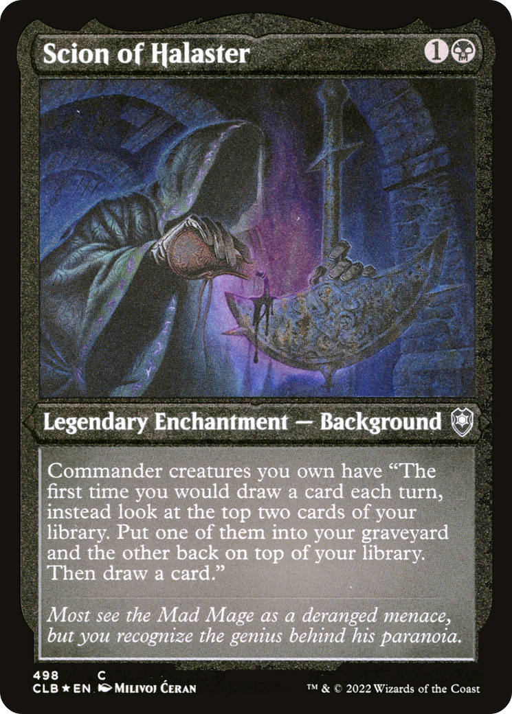 Scion of Halaster (CLB-498) (Etched Foil)