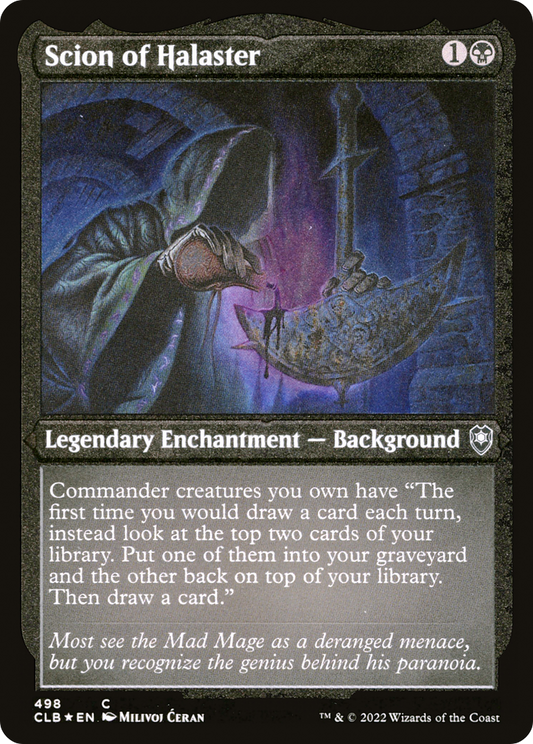 Scion of Halaster (CLB-498) (Etched Foil)