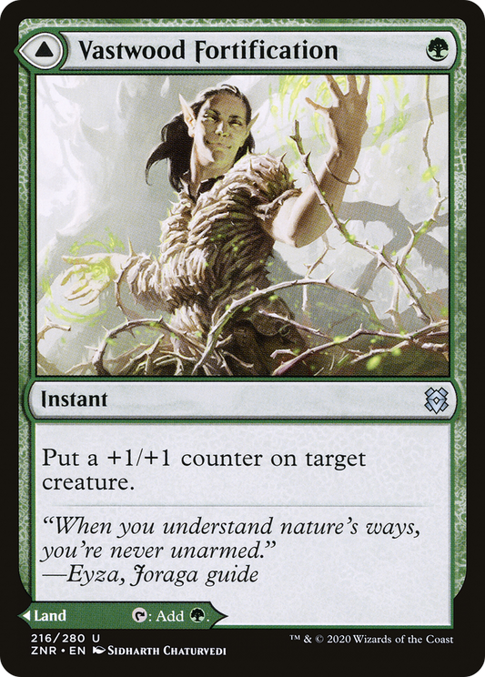 Vastwood Fortification // Vastwood Thicket (ZNR-216) (Foil)