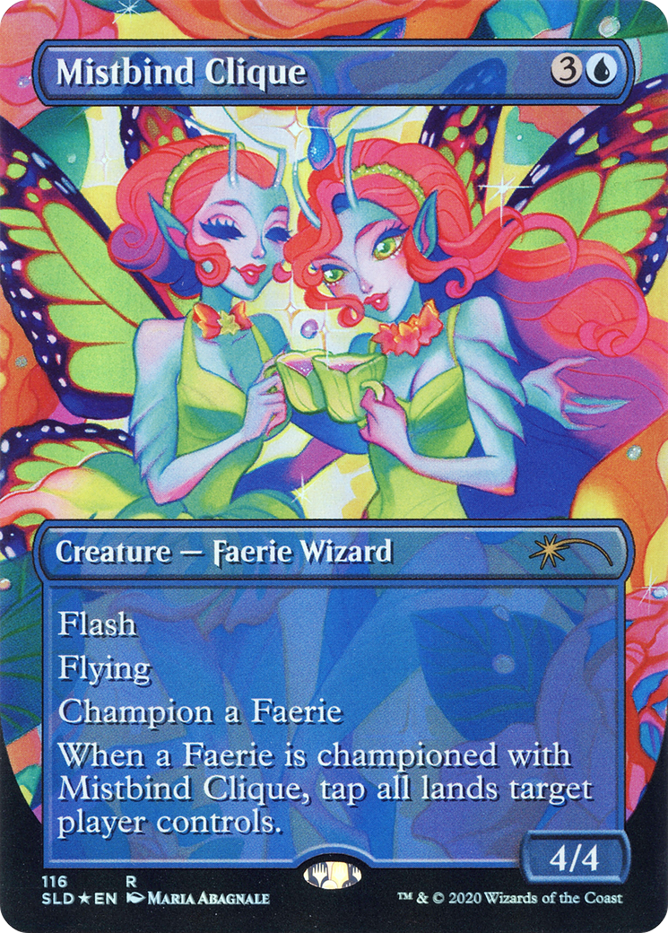Mistbind Clique (SLD-116) (Borderless) (Foil)