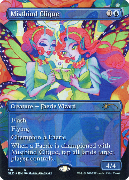 Mistbind Clique (SLD-116) (Borderless) (Foil)