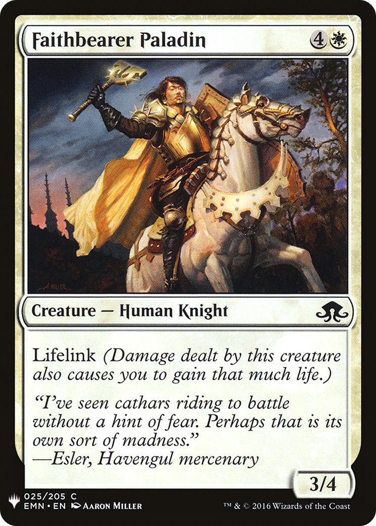 Faithbearer Paladin (LIST-EMN-25)