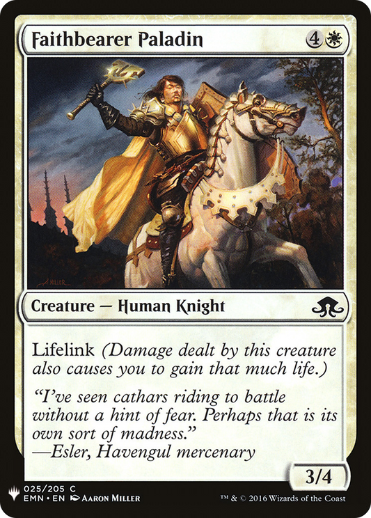Faithbearer Paladin (LIST-EMN-25)
