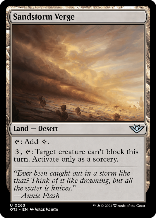 Sandstorm Verge (OTJ-263) (Foil)