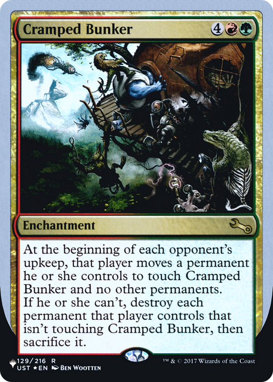 Cramped Bunker (LIST-045) (Foil)
