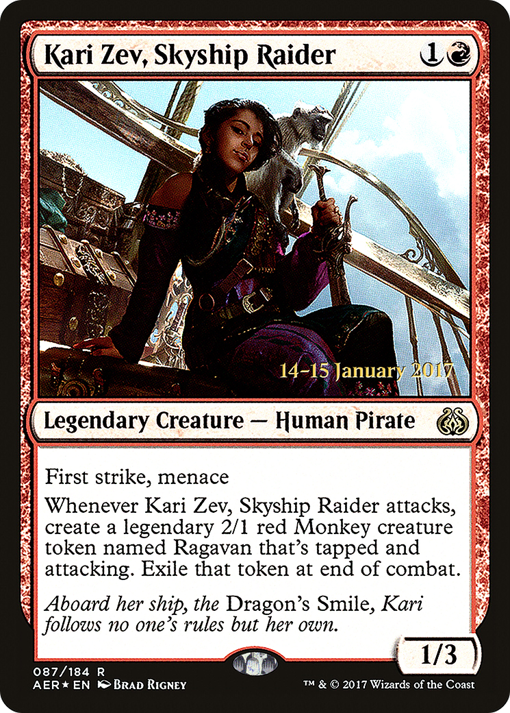Kari Zev, Skyship Raider (PRE-87S) (Foil)