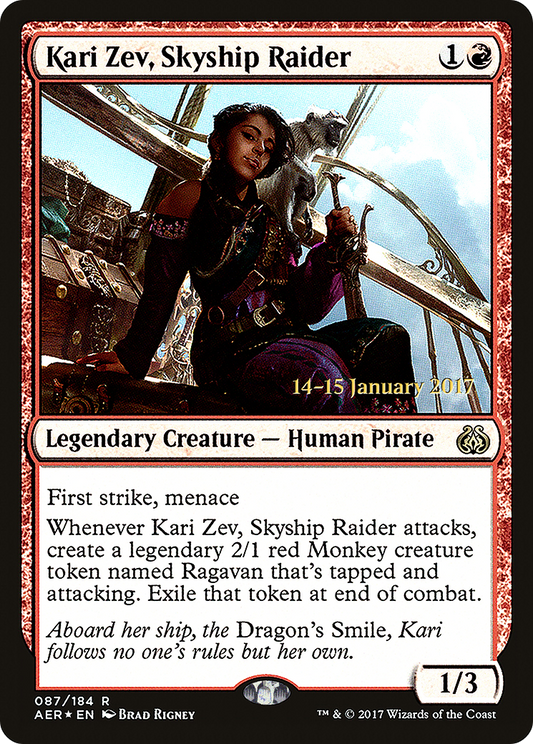 Kari Zev, Skyship Raider (PRE-87S) (Foil)