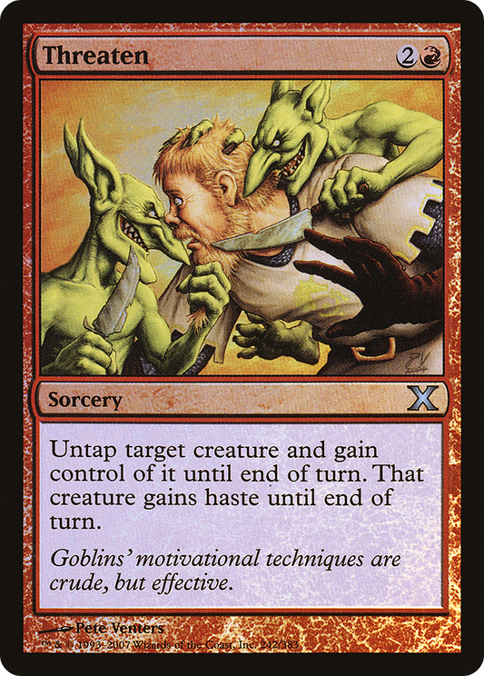 Threaten (10E-242★) (Foil)