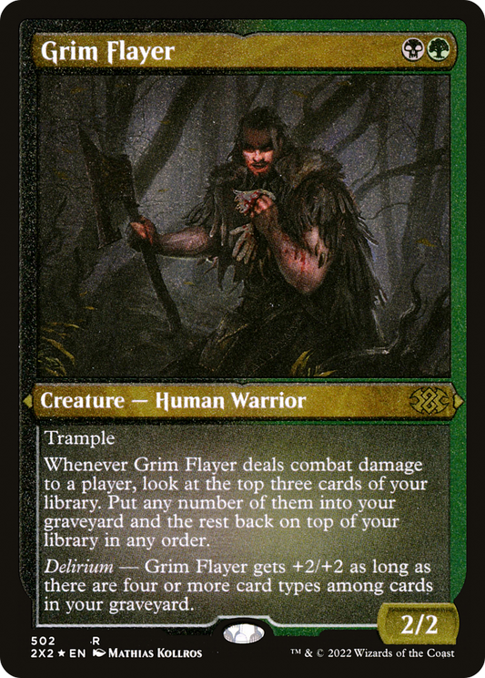 Grim Flayer (2X2-502) (Etched Foil)
