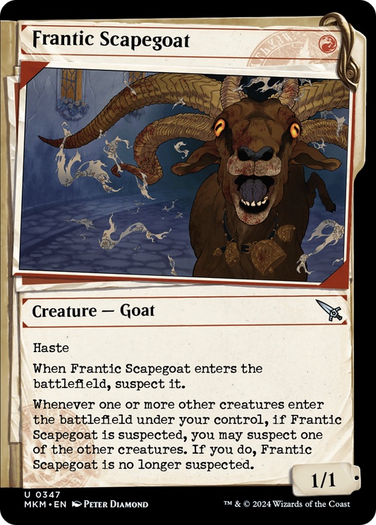 Frantic Scapegoat (MKM-347) (Showcase) (Foil)