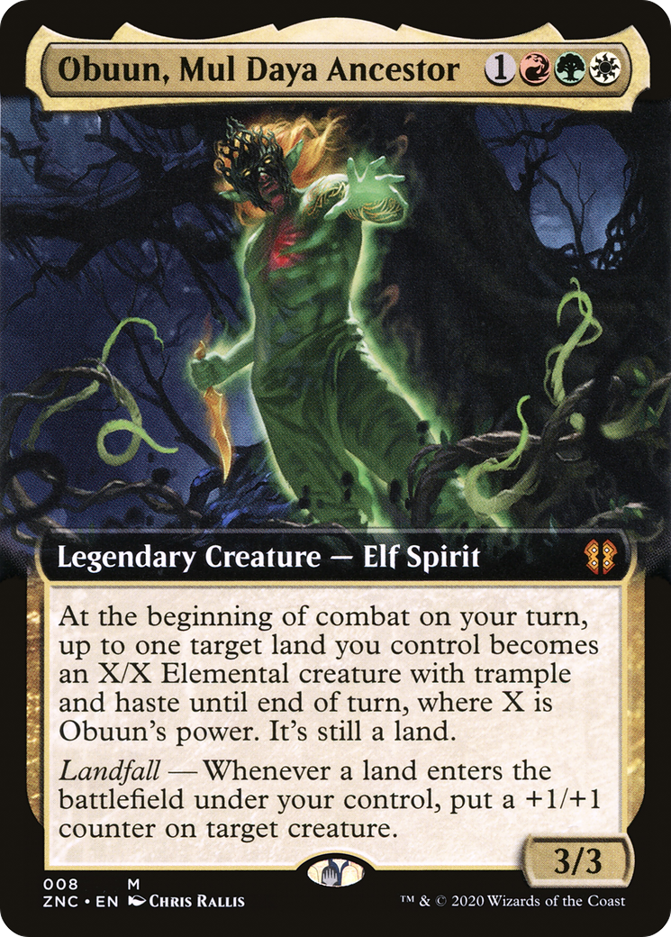 Obuun, Mul Daya Ancestor (ZNC-008) (Extended Art) (Foil)