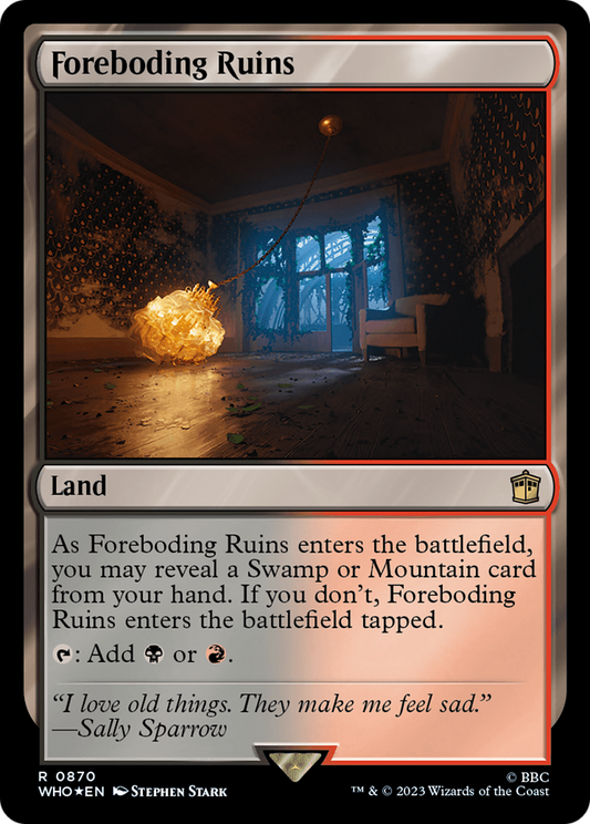 Foreboding Ruins (WHO-870) (Surge Foil)