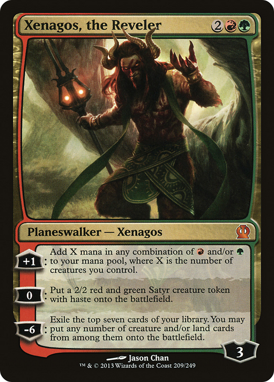 Xenagos, the Reveler (THS-209) (Foil)