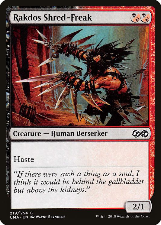 Rakdos Shred-Freak (UMA-219)