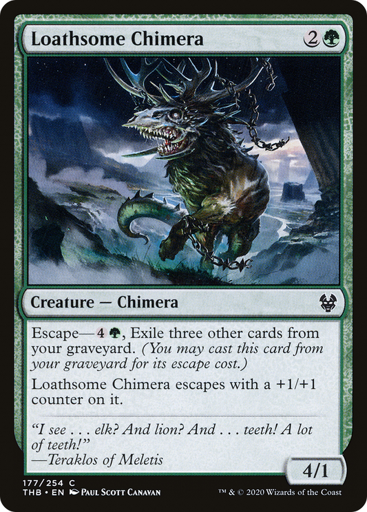 Loathsome Chimera (THB-177) (Foil)