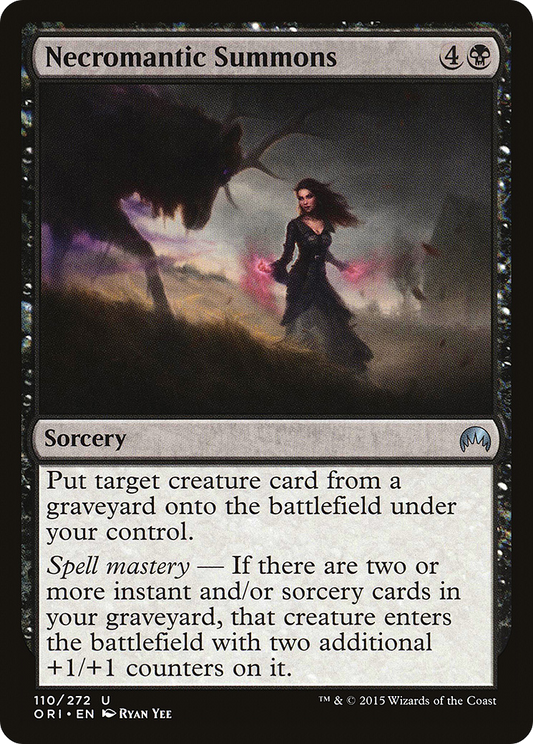 Necromantic Summons (ORI-110) (Foil)