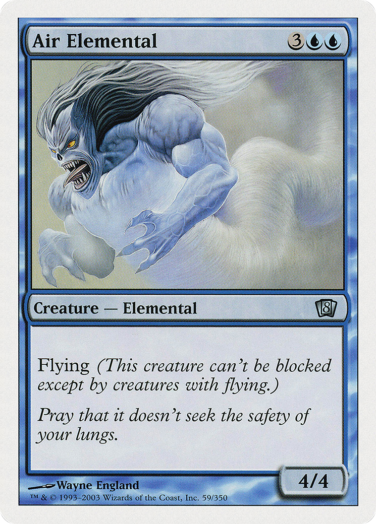 Air Elemental (8ED-059) (Foil)
