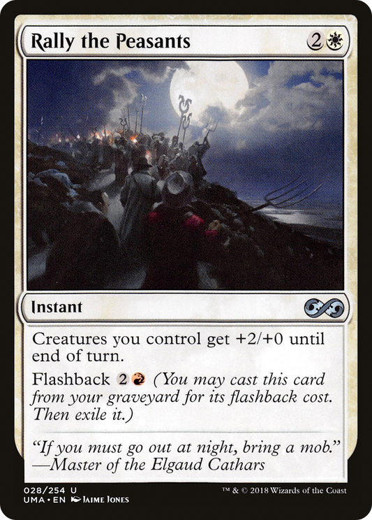Rally the Peasants (UMA-028) (Foil)