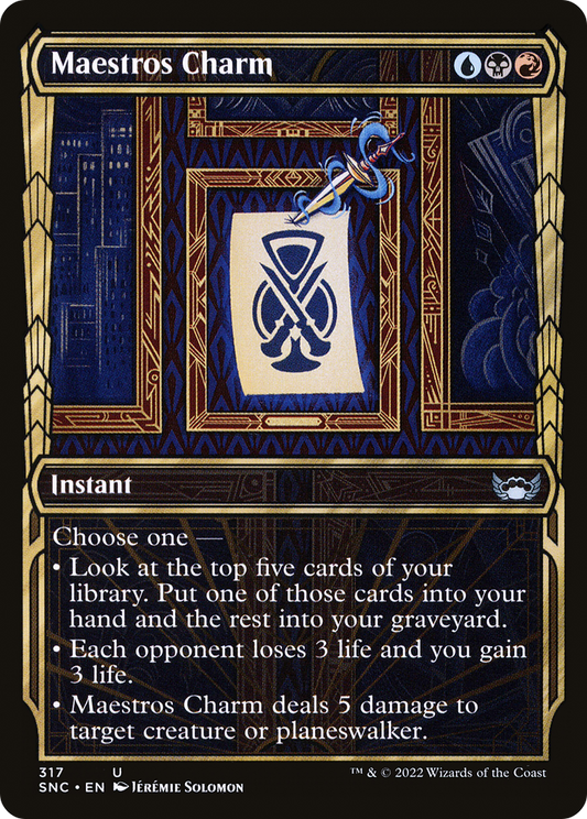 Maestros Charm (SNC-317) (Showcase) (Foil)