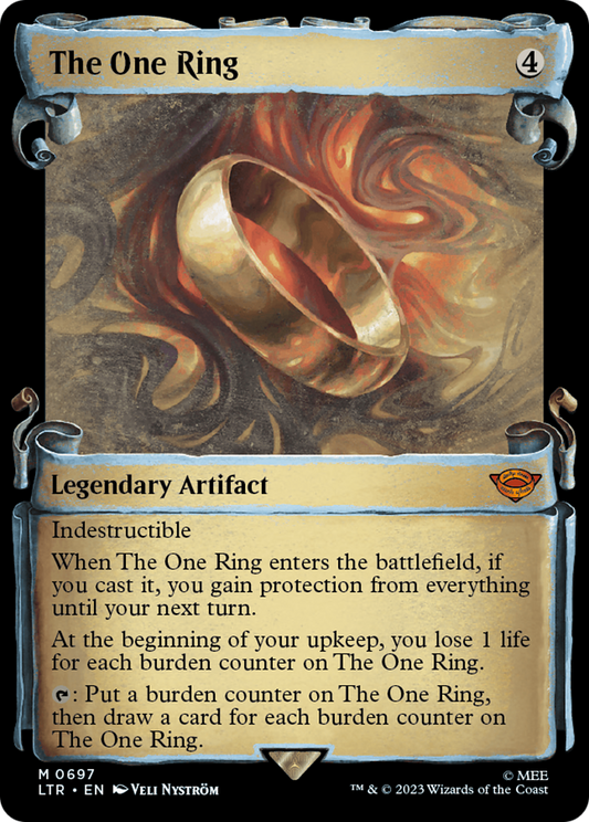 The One Ring (LTR-697) (Showcase) (Scroll) (Foil)
