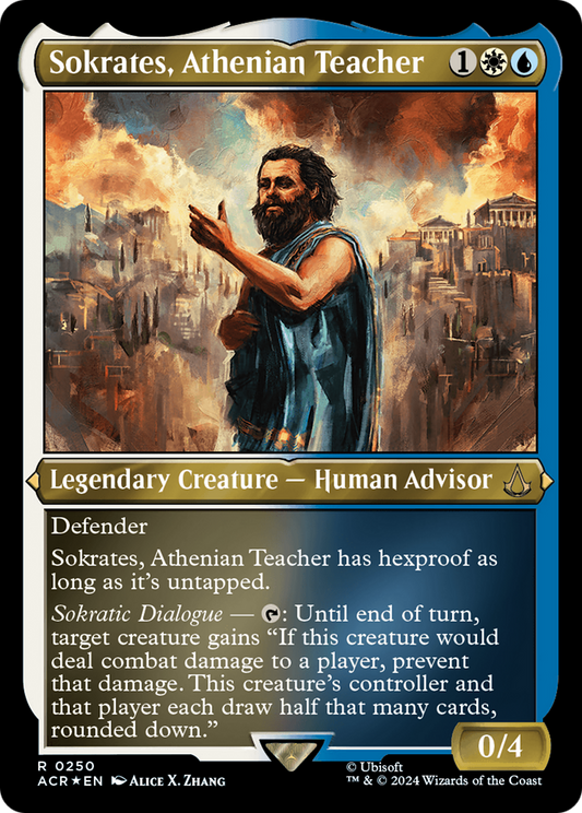 Sokrates, Athenian Teacher (ACR-250) (Etched Foil)