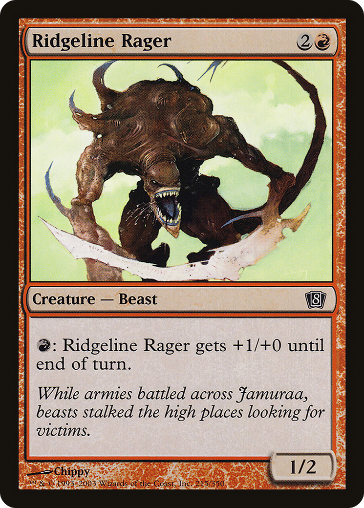 Ridgeline Rager (8ED-215★) (Foil)