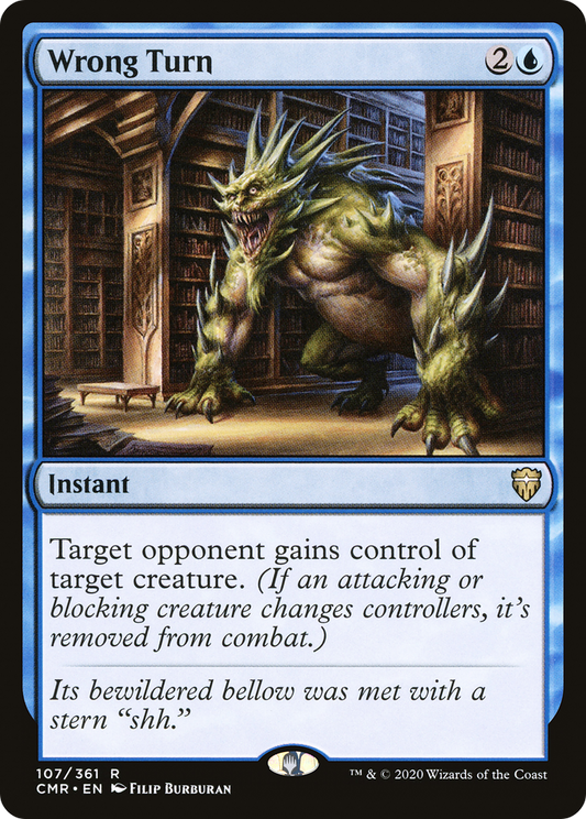 Wrong Turn (CMR-107) (Foil)