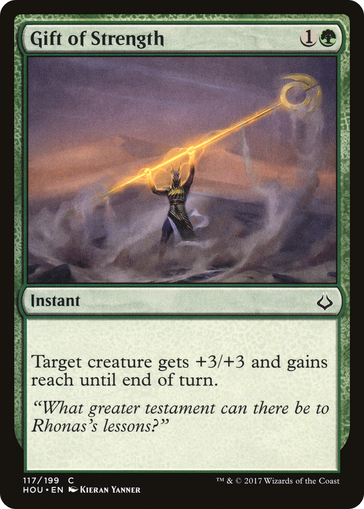 Gift of Strength (HOU-117) (Foil)