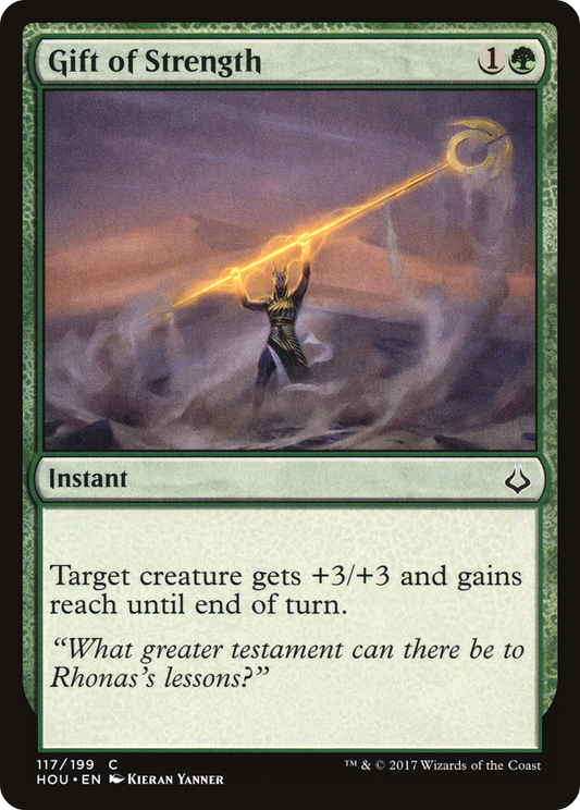 Gift of Strength (HOU-117) (Foil)
