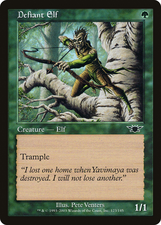 Defiant Elf (LGN-123) (Foil)