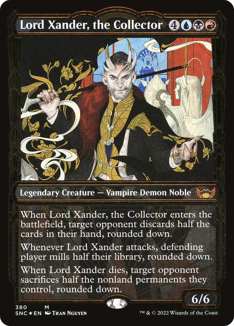Lord Xander, the Collector (SNC-380) (Showcase) (Gilded Foil)