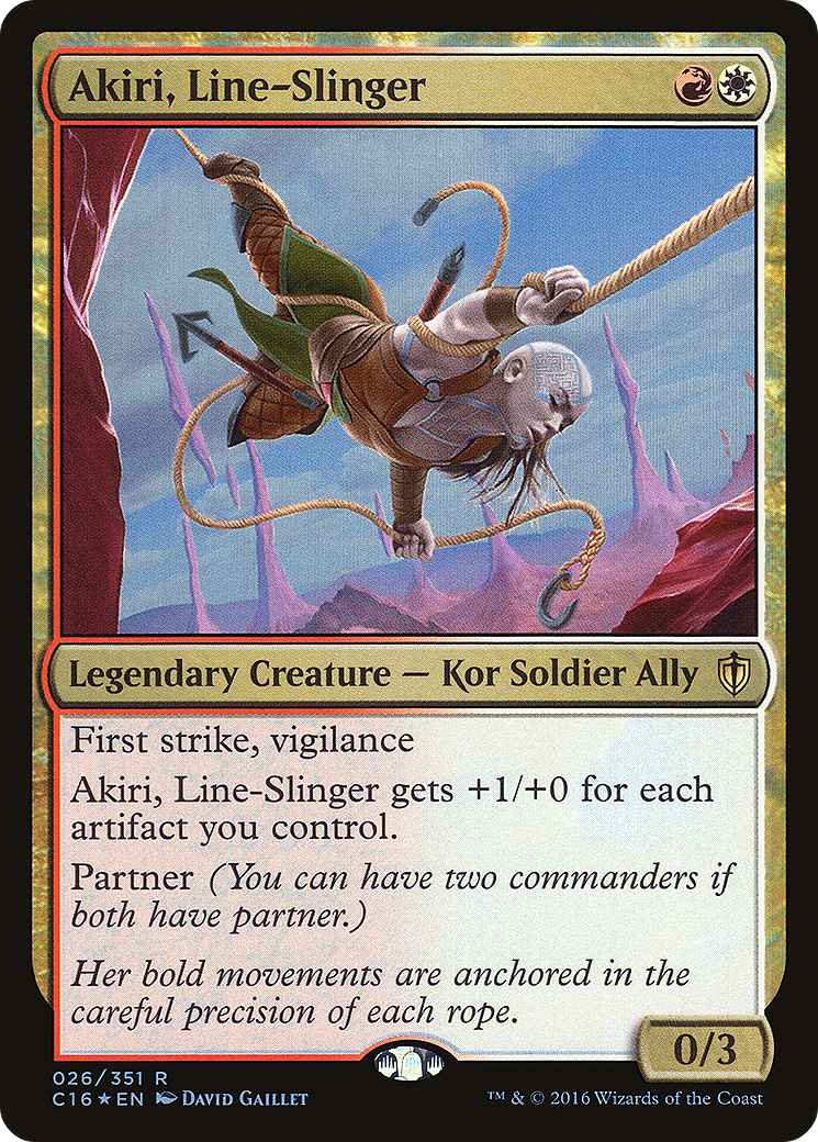 Akiri, Line-Slinger (C16-026) (Foil)
