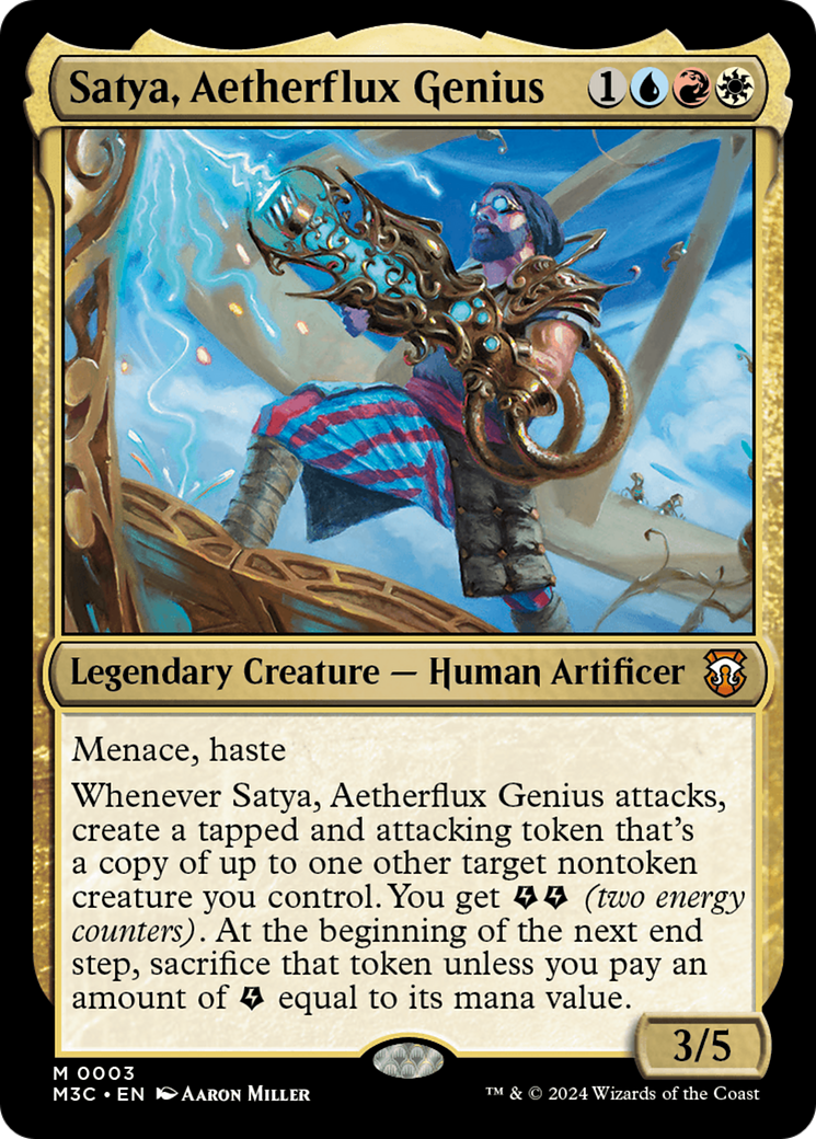 Satya, Aetherflux Genius (M3C-003) (Foil)
