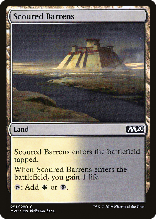 Scoured Barrens (M20-251) (Foil)