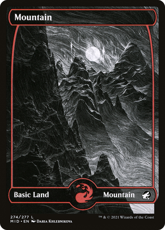 Mountain (MID-274) (Full Art, Showcase)