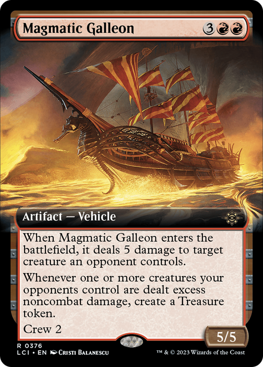 Magmatic Galleon (LCI-376) (Extended Art) (Foil)