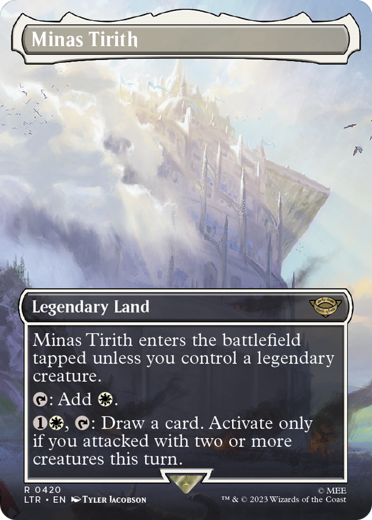 Minas Tirith (LTR-420) (Borderless) (Foil)